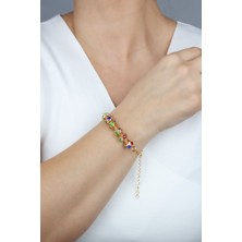 Liveyn Design Burgu Zincir Altı Charmlı Bileklik