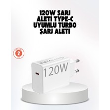 120W Güçlü Hızlı Şarj Adaptörü ve Type-C Kablo Seti – Güvenli Şarj Tekno - F595K788-U84