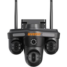 Avenir RMZ-TECH 16MP (4X4MP) 4 Kameralı Ptz Wifi Kamera 1 PTZ