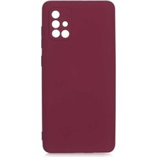 Zore Galaxy A71 Kılıf Mara Laaakan Kapak-Koyu Mor