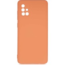 Spia Zore Galaxy A71 Kılıf Mara Laaakan Kapak-Turuncu