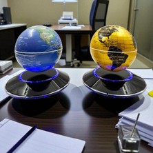 Alpjoy Manyetik Havada Duran Küre Dönen Dünya Haritası 6'inç