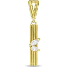 Assos Pırlanta Altın I Harfi Kolye Ucu - 14K