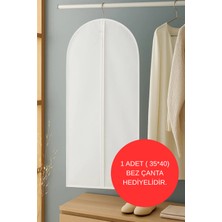 Abiye, Kıyafet, Elbise Kılıfı, Elbise Koruma Taşıma Kılıfı, Gamboç Beyaz, Elbise Hurcu