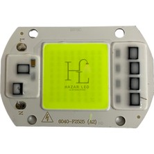Hazar Led 220 Volt 50 Watt Cob LED Projektör Çipi Yeşil