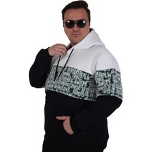 Starbattal Büyük Beden Kapüşonlu 3ip Sweat Transforming 25713 Ekru