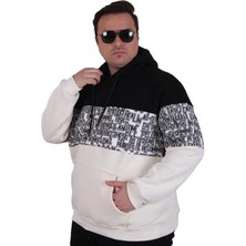 Starbattal Büyük Beden Kapüşonlu 3ip Sweat Transforming 25713 Sıyah