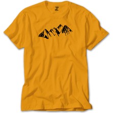 Liyada Black Mountains Sarı Tişört Liyada