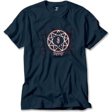 Liyada Slipknot Hellknight 2 Lacivert Tişört Liyada