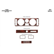 Mars Cockpit Design Lada Jiguli Konsol-Torpido Kaplama 2104-2105 11 Parça Maun