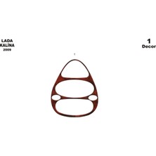 Mars Cockpit Design Lada Kalina Konsol-Torpido Kaplama 2007 11 Parça Maun