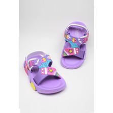 Nstil Günlük Unisex Çocuk Sandalet Esnek Kaymaz Taban Yazlık Ev Okul Kreş Ayakkabı PS940-PS955