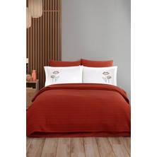 Elart Norella Yastık Kılıfı Nakışlı 2 Adet (50X70 Cm) Tarçın