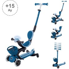 Globber Go Up Baby 360 Işıklı Scooter - Pastel Mavi