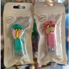 Ada Çanta Kırtasiye Çocuk Tırnak Makası 2 Li Set (Mavi/pembe) AD48286