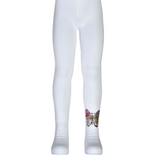 Dore Pullu Aksesuar Desenli Mikro 50 Çocuk Külotlu Çorap_D1