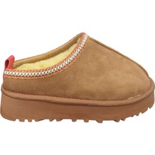 Punto 696083Z Içi Kürklü 4 cm Topuk Boyu Günlük Süet Kadın Terlik Bot