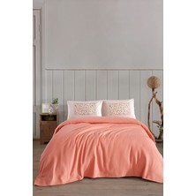 Elart Angel Pike Çift Kişilik %100 Pamuk (200X220 Cm) Somon