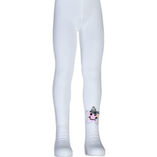 Dore Pullu Aksesuar Desenli Mikro 50 Çocuk Külotlu Çorap_D3