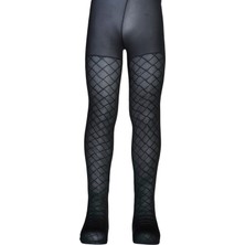 Dore Burcu Desenli Mikro Çocuk Külotlu Çorap