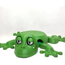 Genç 3D Kurbağa Bardak Tutucu – Sevimli 3D Dekoratif Bardak Standı