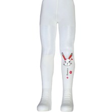 Dore Bunny Desenli Çocuk Külotlu Çorap