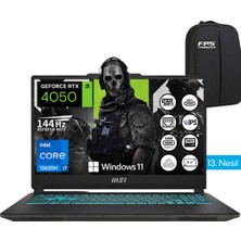 MSI Msı Cyborg 15 I7-13620H RTX4050 48GB Ram 4tb SSD 15.6" Fhd IPS 144Hz W11 Taşınabilir Bilgisayar