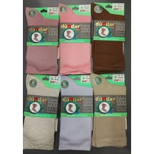 Dündar Plus 6999 Unisex Bambu Diyabetik Dikişsiz 4 Mevsim Çorap 6 Adet