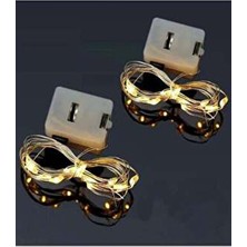 MYK Hediye ve Sanat Atölyesi 1 metre peri led mini güç kutulu dekoratif led piller dahildir 1 adet