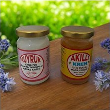 Kuyruk Yağlı Bamya Tohumlu Masaj Kremi 100 ml ve Akıllı Masaj Kremi 100 ml 2'li Set