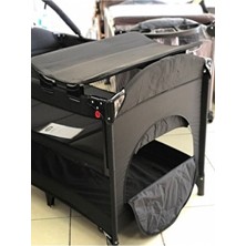 Acr Ciciko Ciciko Anne Yanı Kademeli Oyun Parkı Beşik Ara Katlı Sallana Bilir (70X110)