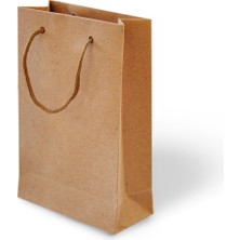 Alpjoy 11X16X5 Karton Çanta Naturel Kraft 24 Adet