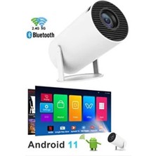 asfteknoloji Harvox Upgrade Pro  Pro Taşınabilir Sinema Projeksiyon 720P Ev Sineması Bluetooth