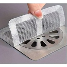 10 Adet Gider Kapatıcı Pislik Tutucu Kendinden Yapışkanlı Gider Kapağı 10 Adet