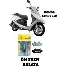 Yasco Honda Spacy 110 Yarı Sinterli Ön Fren Balatası