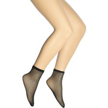 Dore Simli File Soket Kadın Çorap Siyah / 500