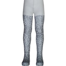 Dore Leopar Baskı Desenli Bebek Külotlu Çorap