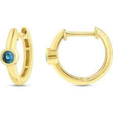 Assos Pırlanta Altın Çocuk Küpe - 14K