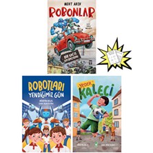 İlk Genç Timaş Robonlar - Yedek Kaleci - Robotları Yendiğimiz Gün 4.5. 6. 7. Sınıflar Okuma Kitapları -Boyama Hediy