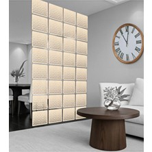 Çiçek Lazer Kesim Paravan, Ahşap Seperatör, Panel Levha Seti Dekorasyon Ahşap Oda Bölücü Desen