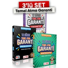 Paraf Yayınları Temel Atma 3'lü Set:10 Günde Matematik+10 Günde Problemler+12 Günde Geometri Temel Atma Garanti