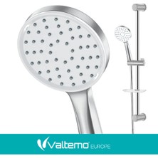 Romena | Valtemo Mat Krom Tek Fonksiyonlu Sürgülü Duş Seti