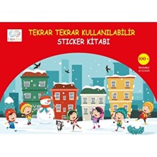 Çılgın Zeka 100+ Sticker Tekrar Tekrar Kullanılabilir Kitabı Şahide Çömez 3 - 5 Yaş Eğlenceli