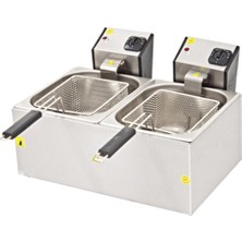 Özen Endüstriyel Mutfak Drn Model 5 5 Litre Elektrikli Fritöz Kapaklı Sanayi Tipi Fritöz Makinesi Patates Kızartma Makinası