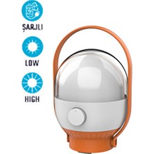  happıo şarjlı ayarlanabilir led ışıklı kamp lambası