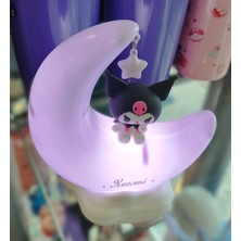 Ada Çanta Kırtasiye Kuromi Figürlü Masaüstü Şarjlı Gece Lambası AD71021