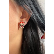 Liveyn Design Kız Figürlü Küpe Seti