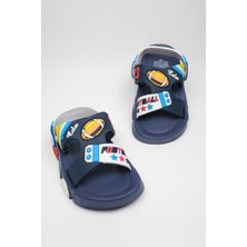 Nstil Günlük Unisex Çocuk Sandalet Esnek Kaymaz Taban Yazlık Ev Okul Kreş Ayakkabı PS940-PS955