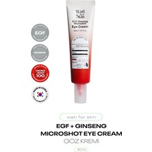 Ginseng Içeren Mikro Spikül Iğneli Göz Kremi Wati For Skin Microshot Eye Cream 30 ml