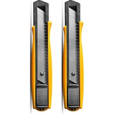 Onestar Plastik Demirli Maket Bıçağı 18 mm Sarı